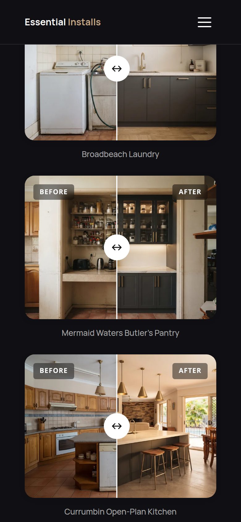 Essential Installs on a phone